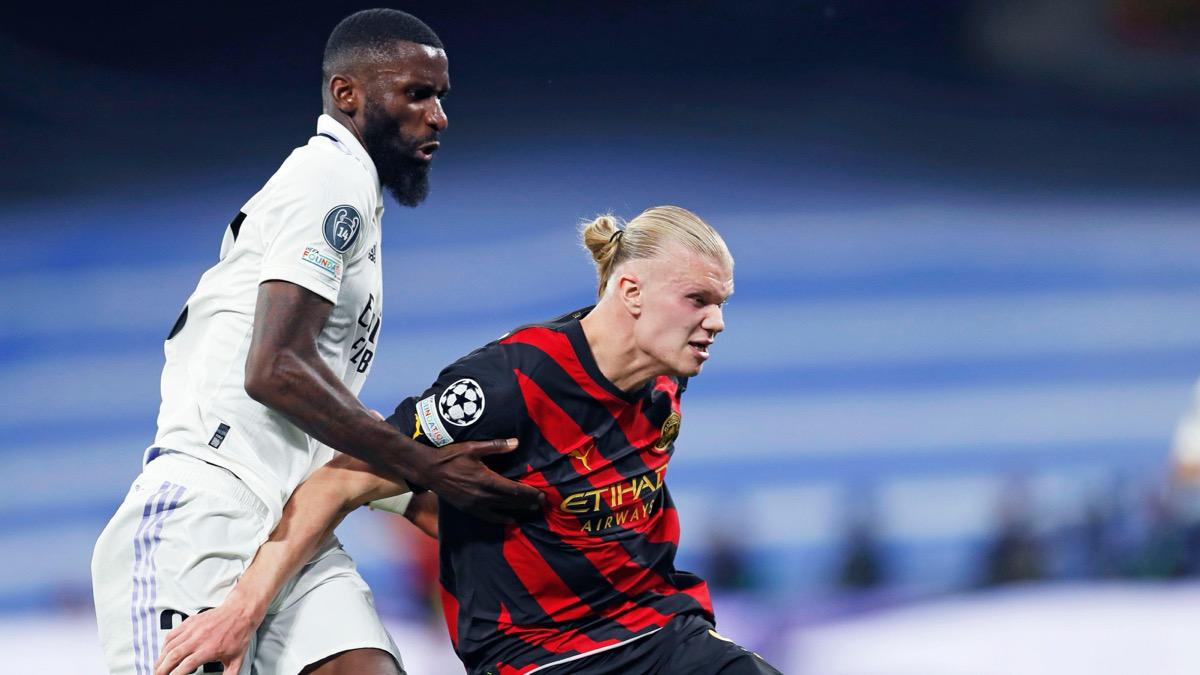 哈兰德伯纳乌噩梦：10次触球揭秘吕迪格如何关闭进球机器